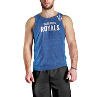 Caribbean Cricket Barbados Custom Men Tank Top Strike of the Tridents - Wonder Print Shop