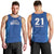 Caribbean Cricket Barbados Custom Men Tank Top Strike of the Tridents - Wonder Print Shop