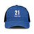 Caribbean Cricket Barbados Custom Mesh Trucker Cap Strike of the Tridents - Wonder Print Shop