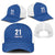 Caribbean Cricket Barbados Custom Mesh Trucker Cap Strike of the Tridents - Wonder Print Shop