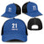 Caribbean Cricket Barbados Custom Mesh Trucker Cap Strike of the Tridents - Wonder Print Shop