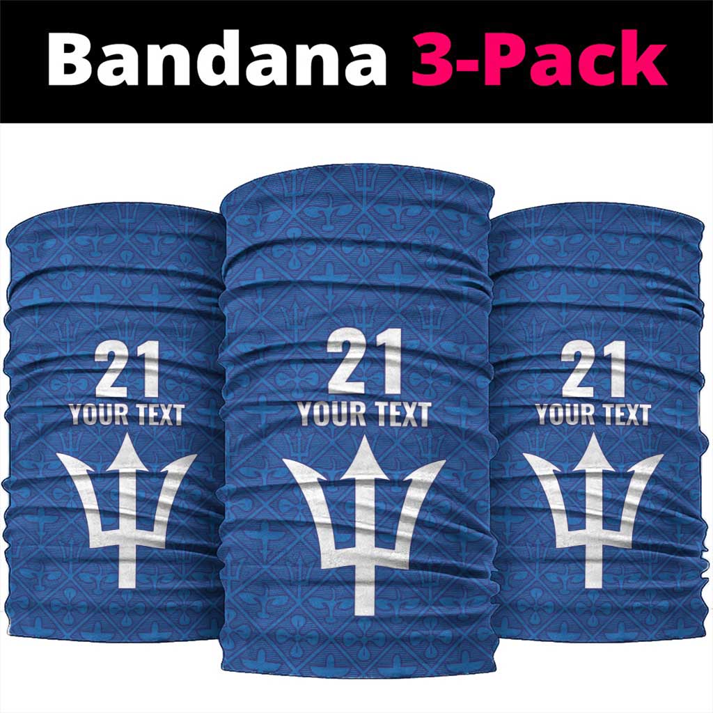Caribbean Cricket Barbados Custom Neck Gaiter Strike of the Tridents LT9