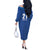 Caribbean Cricket Barbados Custom Off The Shoulder Long Sleeve Dress Strike of the Tridents - Wonder Print Shop
