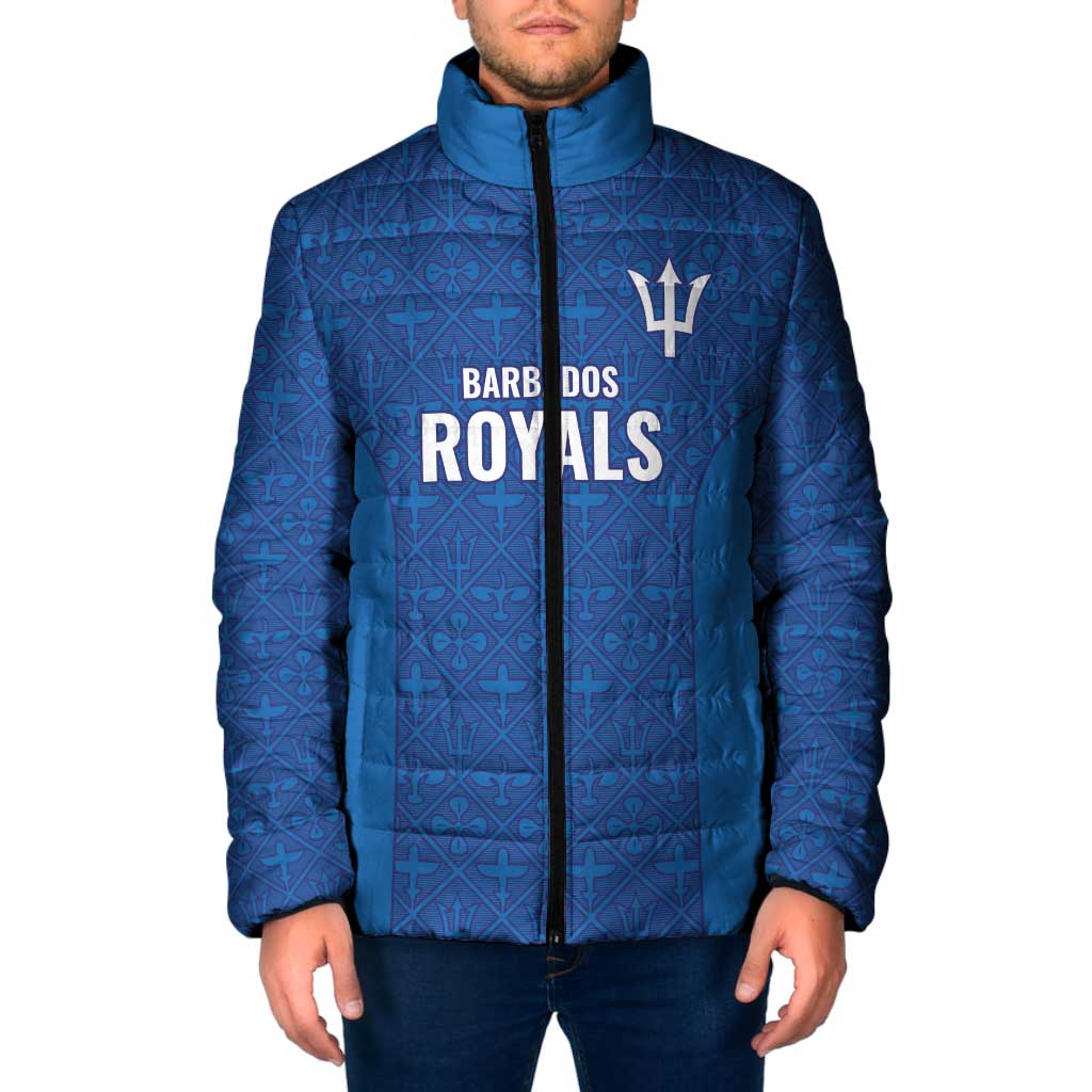 Caribbean Cricket Barbados Custom Padded Jacket Strike of the Tridents - Wonder Print Shop