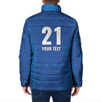 Caribbean Cricket Barbados Custom Padded Jacket Strike of the Tridents - Wonder Print Shop