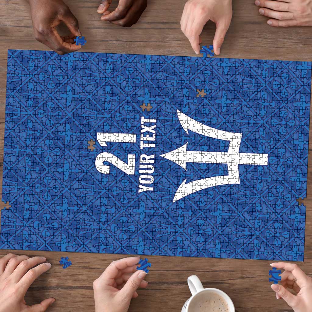 Caribbean Cricket Barbados Custom Puzzle Strike of the Tridents - Wonder Print Shop