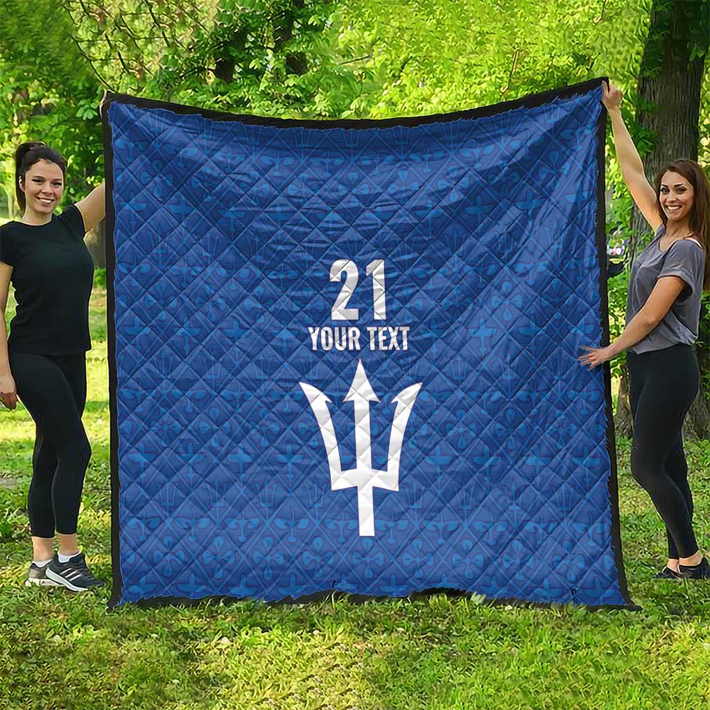 Caribbean Cricket Barbados Custom Quilt Strike of the Tridents - Wonder Print Shop