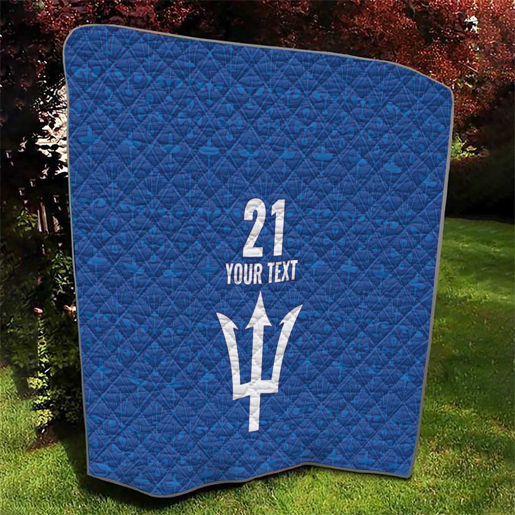 Caribbean Cricket Barbados Custom Quilt Strike of the Tridents - Wonder Print Shop