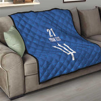 Caribbean Cricket Barbados Custom Quilt Strike of the Tridents - Wonder Print Shop