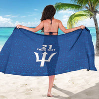 Caribbean Cricket Barbados Custom Sarong Strike of the Tridents - Wonder Print Shop