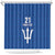 Caribbean Cricket Barbados Custom Shower Curtain Strike of the Tridents - Wonder Print Shop