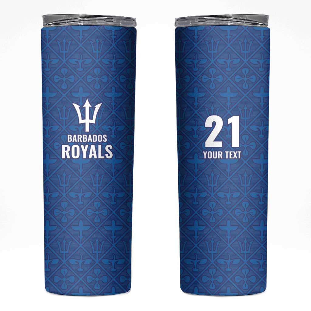 Caribbean Cricket Barbados Custom Skinny Tumbler Strike of the Tridents - Wonder Print Shop