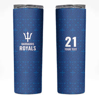 Caribbean Cricket Barbados Custom Skinny Tumbler Strike of the Tridents - Wonder Print Shop