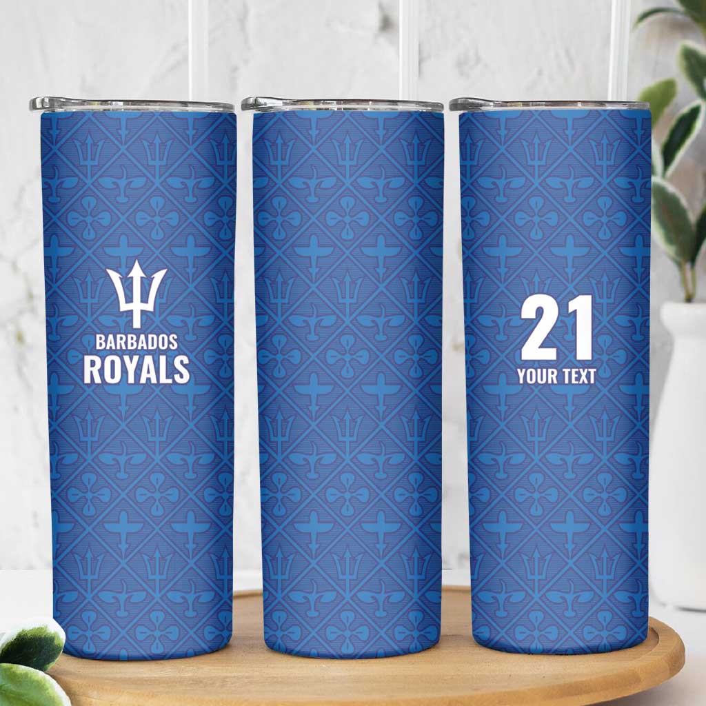 Caribbean Cricket Barbados Custom Skinny Tumbler Strike of the Tridents - Wonder Print Shop