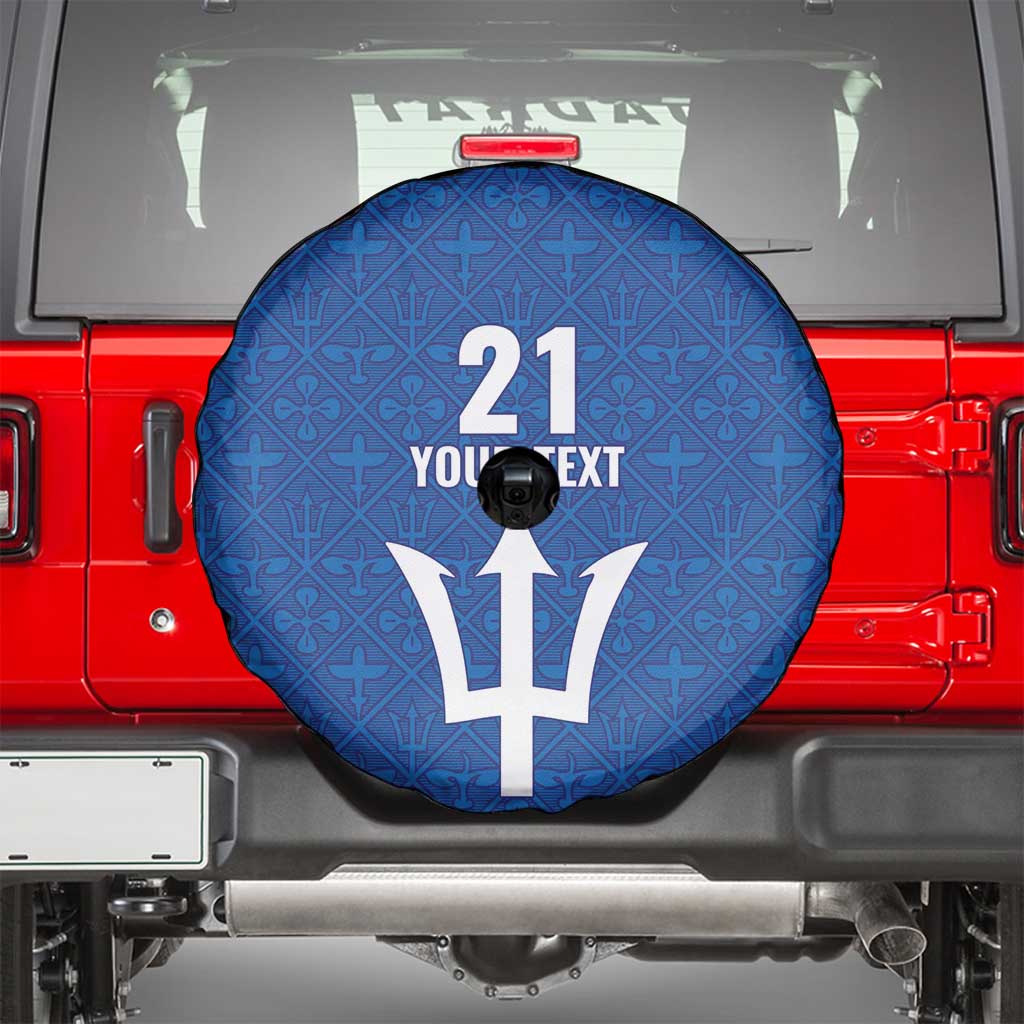 Caribbean Cricket Barbados Custom Spare Tire Cover Strike of the Tridents - Wonder Print Shop