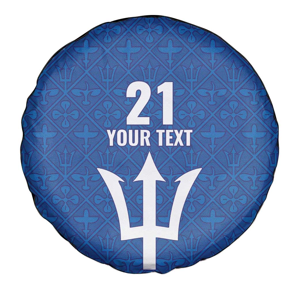 Caribbean Cricket Barbados Custom Spare Tire Cover Strike of the Tridents - Wonder Print Shop