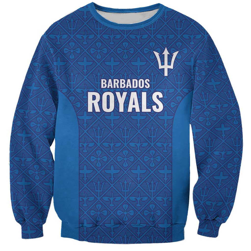 Caribbean Cricket Barbados Custom Sweatshirt Strike of the Tridents - Wonder Print Shop