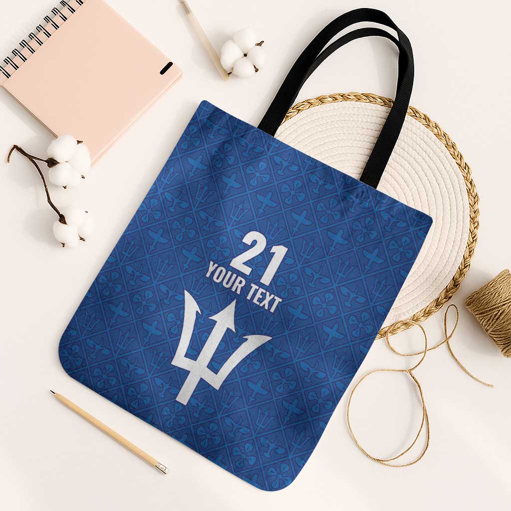 Caribbean Cricket Barbados Custom Tote Bag Strike of the Tridents - Wonder Print Shop