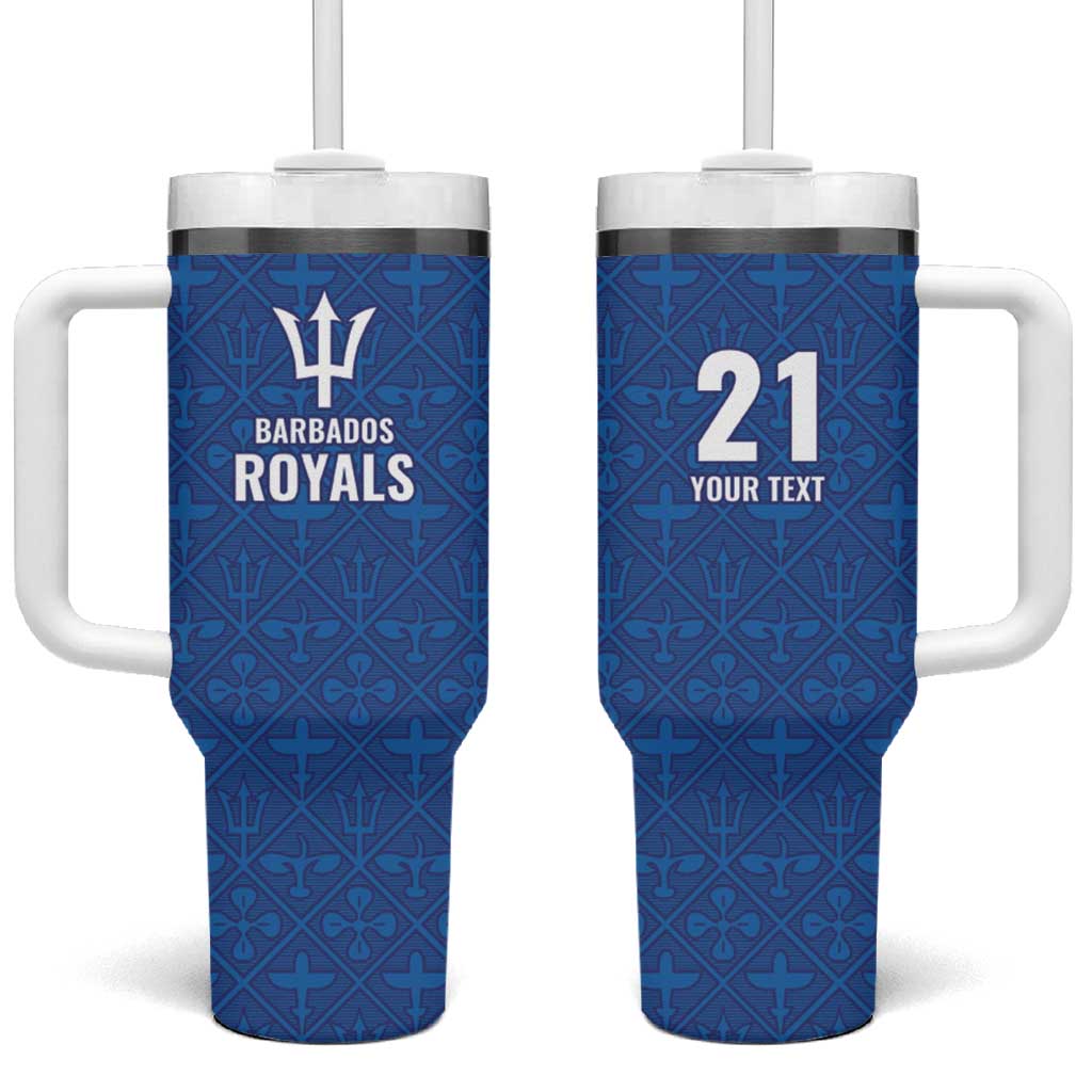 Caribbean Cricket Barbados Custom Tumbler With Handle Strike of the Tridents - Wonder Print Shop