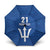 Caribbean Cricket Barbados Custom Umbrella Strike of the Tridents - Wonder Print Shop