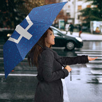 Caribbean Cricket Barbados Custom Umbrella Strike of the Tridents - Wonder Print Shop