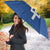 Caribbean Cricket Barbados Custom Umbrella Strike of the Tridents - Wonder Print Shop