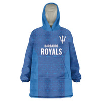 Caribbean Cricket Barbados Custom Wearable Blanket Hoodie Strike of the Tridents - Wonder Print Shop