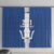 Caribbean Cricket Barbados Custom Window Curtain Strike of the Tridents - Wonder Print Shop