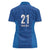 Caribbean Cricket Barbados Custom Women Polo Shirt Strike of the Tridents - Wonder Print Shop