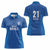 Caribbean Cricket Barbados Custom Women Polo Shirt Strike of the Tridents - Wonder Print Shop