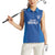 Caribbean Cricket Barbados Custom Women Sleeveless Polo Shirt Strike of the Tridents - Wonder Print Shop