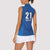 Caribbean Cricket Barbados Custom Women Sleeveless Polo Shirt Strike of the Tridents - Wonder Print Shop