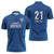Caribbean Cricket Barbados Custom Zipper Polo Shirt Strike of the Tridents - Wonder Print Shop