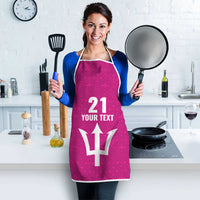 Caribbean Cricket Barbados Custom Apron Strike of the Tridents Pink Fury - Wonder Print Shop