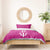 Caribbean Cricket Barbados Custom Bedding Set Strike of the Tridents Pink Fury - Wonder Print Shop