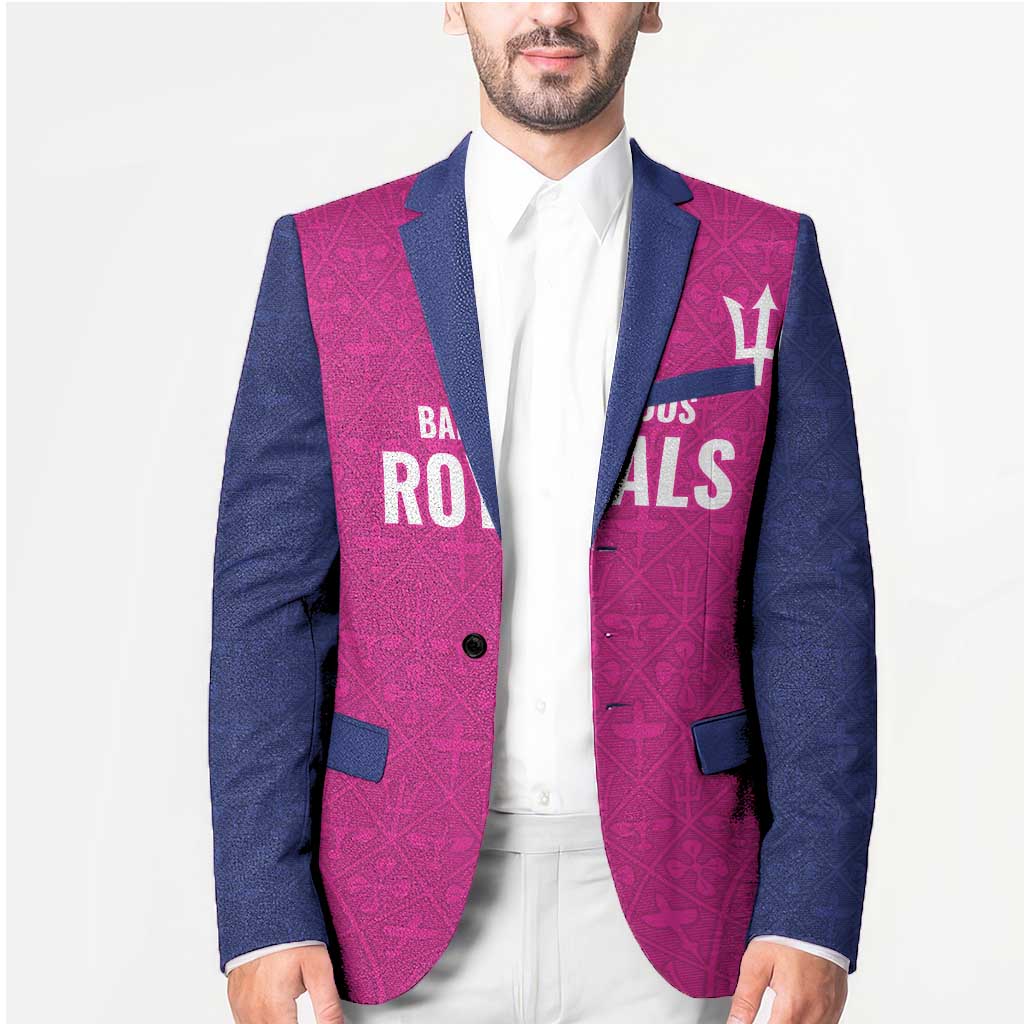 Caribbean Cricket Barbados Custom Blazer Strike of the Tridents Pink Fury - Wonder Print Shop