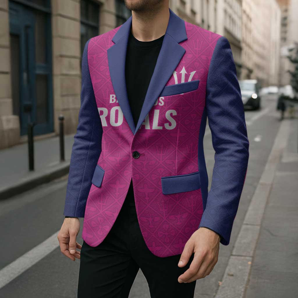 Caribbean Cricket Barbados Custom Blazer Strike of the Tridents Pink Fury - Wonder Print Shop