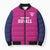 Caribbean Cricket Barbados Custom Bomber Puffer Jacket Strike of the Tridents Pink Fury - Wonder Print Shop