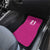 Caribbean Cricket Barbados Custom Car Mats Strike of the Tridents Pink Fury - Wonder Print Shop