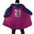 Caribbean Cricket Barbados Custom Cloak Strike of the Tridents Pink Fury - Wonder Print Shop