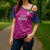 Caribbean Cricket Barbados Custom Cross Shoulder Shirt Strike of the Tridents Pink Fury - Wonder Print Shop
