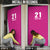 Caribbean Cricket Barbados Custom Door Cover Strike of the Tridents Pink Fury - Wonder Print Shop