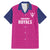 Caribbean Cricket Barbados Custom Family Matching Mermaid Dress and Hawaiian Shirt Strike of the Tridents Pink Fury - Wonder Print Shop