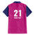 Caribbean Cricket Barbados Custom Family Matching Short Sleeve Bodycon Dress and Hawaiian Shirt Strike of the Tridents Pink Fury - Wonder Print Shop