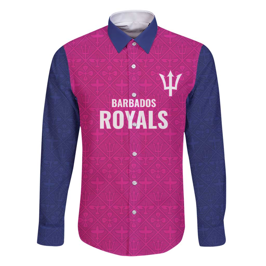 Caribbean Cricket Barbados Custom Family Matching Short Sleeve Bodycon Dress and Hawaiian Shirt Strike of the Tridents Pink Fury - Wonder Print Shop