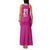 Caribbean Cricket Barbados Custom Family Matching Tank Maxi Dress and Hawaiian Shirt Strike of the Tridents Pink Fury - Wonder Print Shop