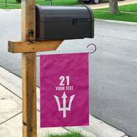 Caribbean Cricket Barbados Custom Garden Flag Strike of the Tridents Pink Fury - Wonder Print Shop