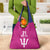 Caribbean Cricket Barbados Custom Grocery Bag Strike of the Tridents Pink Fury - Wonder Print Shop