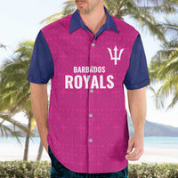 Caribbean Cricket Barbados Custom Hawaiian Shirt Strike of the Tridents Pink Fury - Wonder Print Shop
