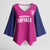 Caribbean Cricket Barbados Custom Kimono Sleeve Blouse Strike of the Tridents Pink Fury - Wonder Print Shop